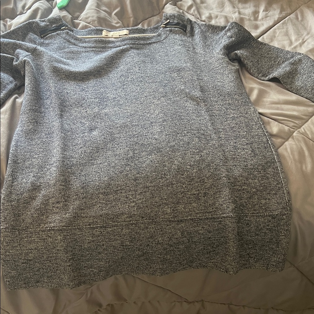 LOFT Charcoal Gray Women's Blouse